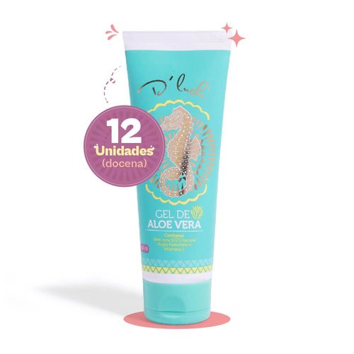 Gel de Aloe Vera D'Luchi 120 ML x 12