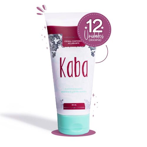 Crema Corporal Aclarante Kaba 60 ML x 12