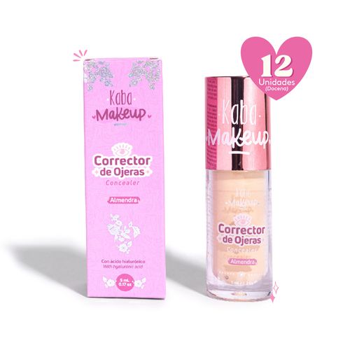 Corrector de Ojeras Kaba Makeup 5 ML x 12