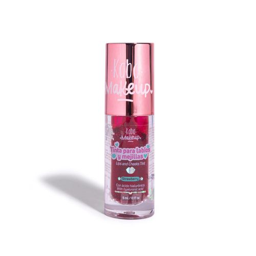 Tinta para Labios y Mejillas Strawberry Kaba Makeup 5 mL/0,17 Oz