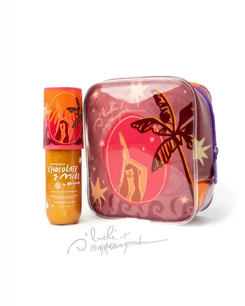 Kit "Verano en la Piel" | Viviana Grondona x D'Luchi: Bronceador y Cosmetiquera - Edición Limitada