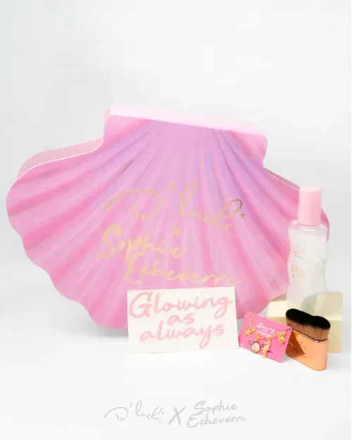 PR Box Glow Girls | Body Shimmer Hidratante D'Luchi x Sophie Echeverri